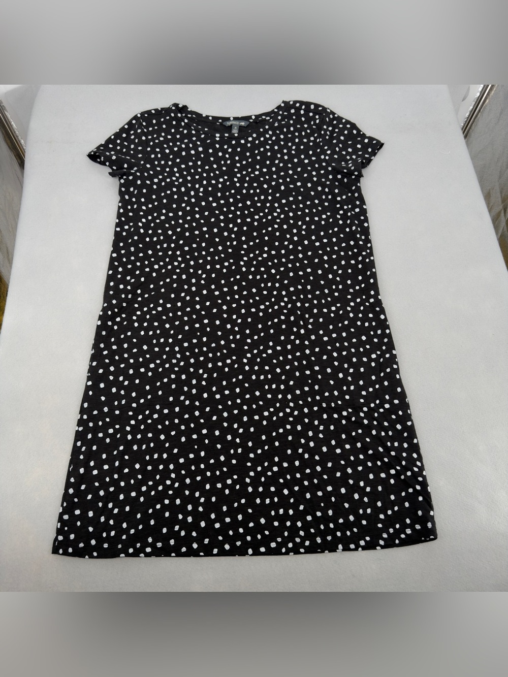 Toad & Co Black & White Polka Dot Windmere ll Dress Medium